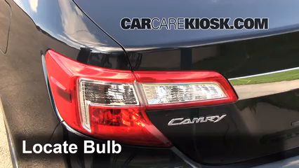 2012 Toyota Camry Hybrid XLE 2.5L 4 Cyl. Lights Brake Light (replace bulb)